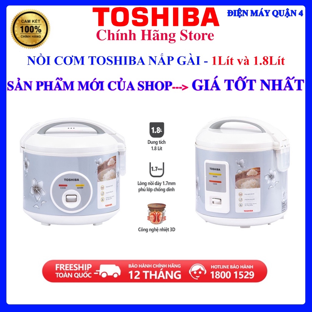 Nồi cơm điện toshiba 1.8 lít rc-18jfmvn - toshiba rc-10jfmvn 1 lít