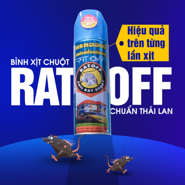 Bình Xịt Đuổi Chuột Rat Off Thái Lan