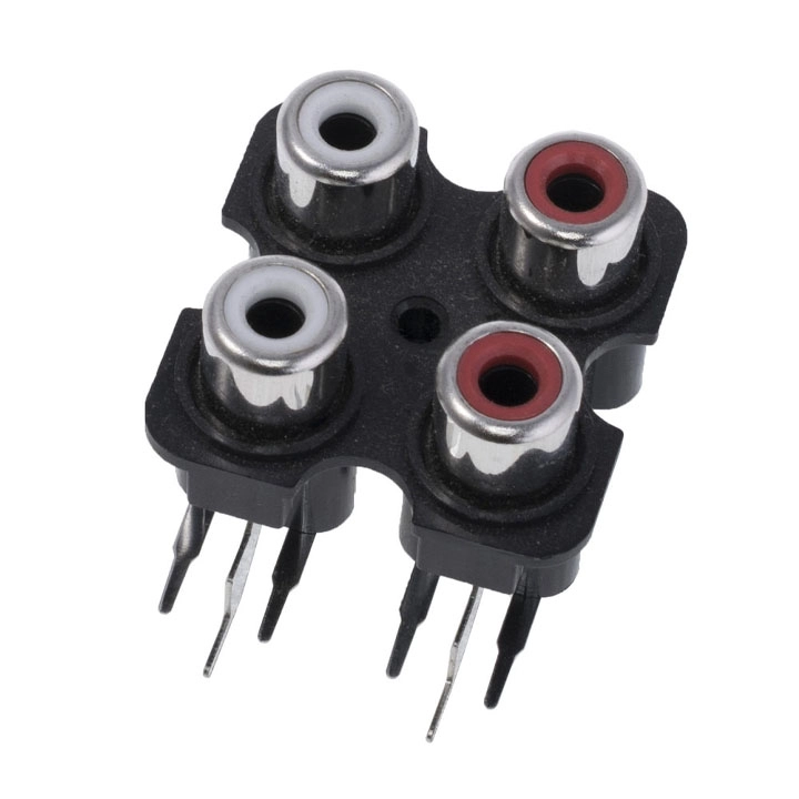 AV Station-two-hole AV Jack, 4-hole and 6-hole dedicated for amply and audio circuit board