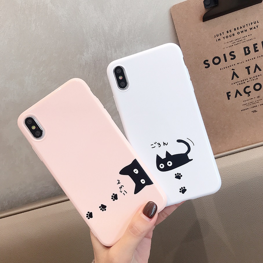 Ốp Lưng Hình Chân Mèo Dễ Thương - Ốp Iphone Dẻo 6.6S.6Plus.6S Plus.7.8.7Plus.8Plus (OP023)