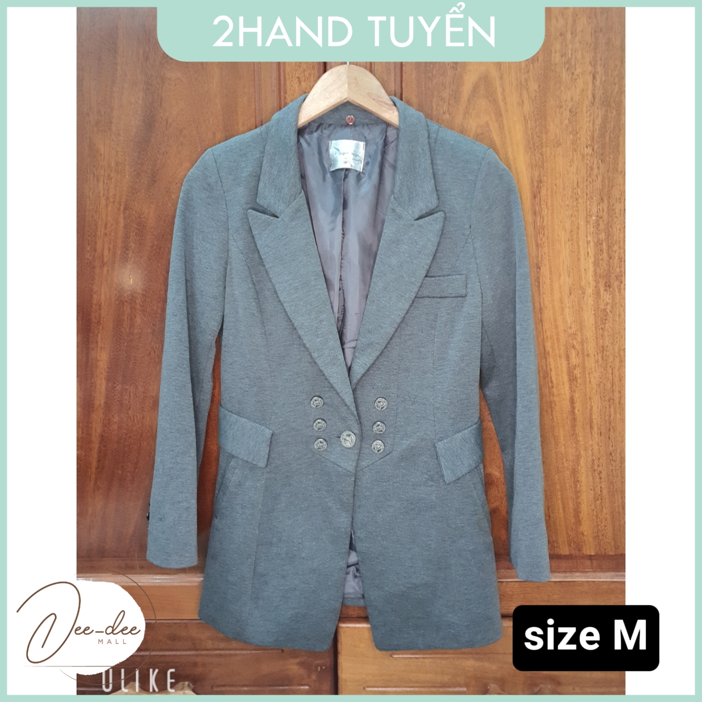 [2hand] Áo khoát vest - áo blazer nữ Hàn Quốc
