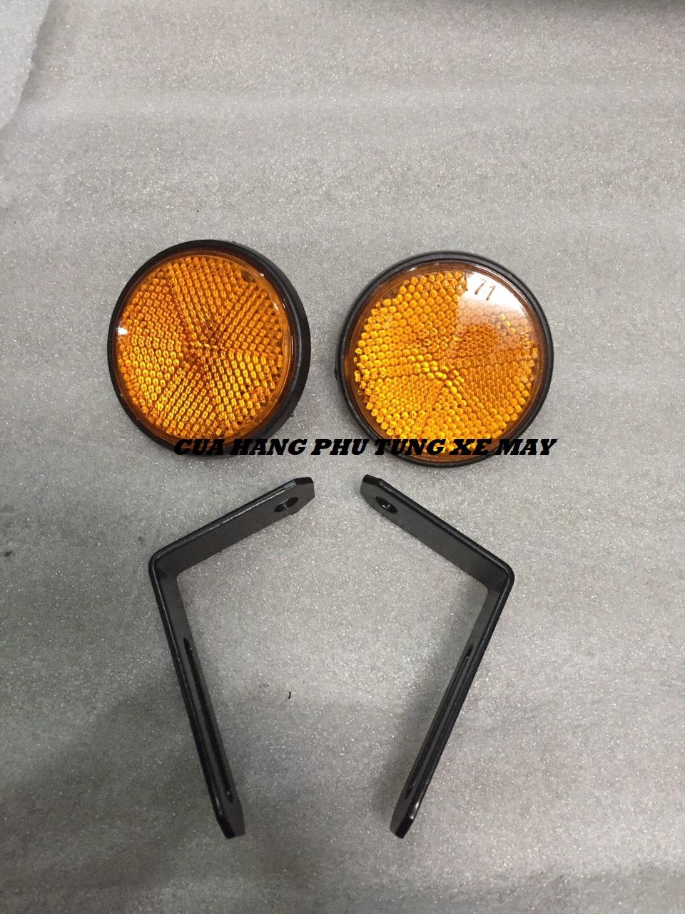 Mắt Mèo phản quang gắn mọi loại xe máy - 1 cặp