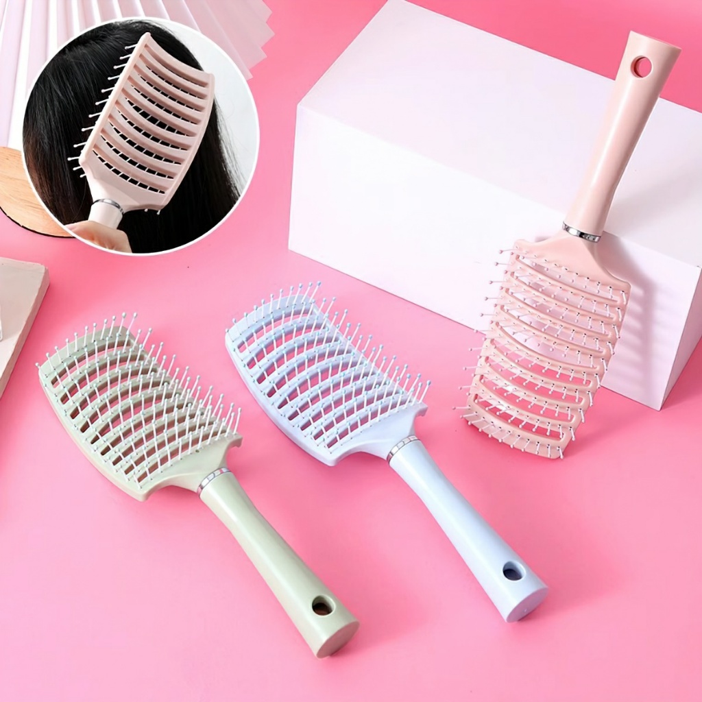 [MÀU NGẪU NHIÊN] Lược Chải Tóc Gỡ Rối Làm Phồng Tóc Tạo Kiểu
