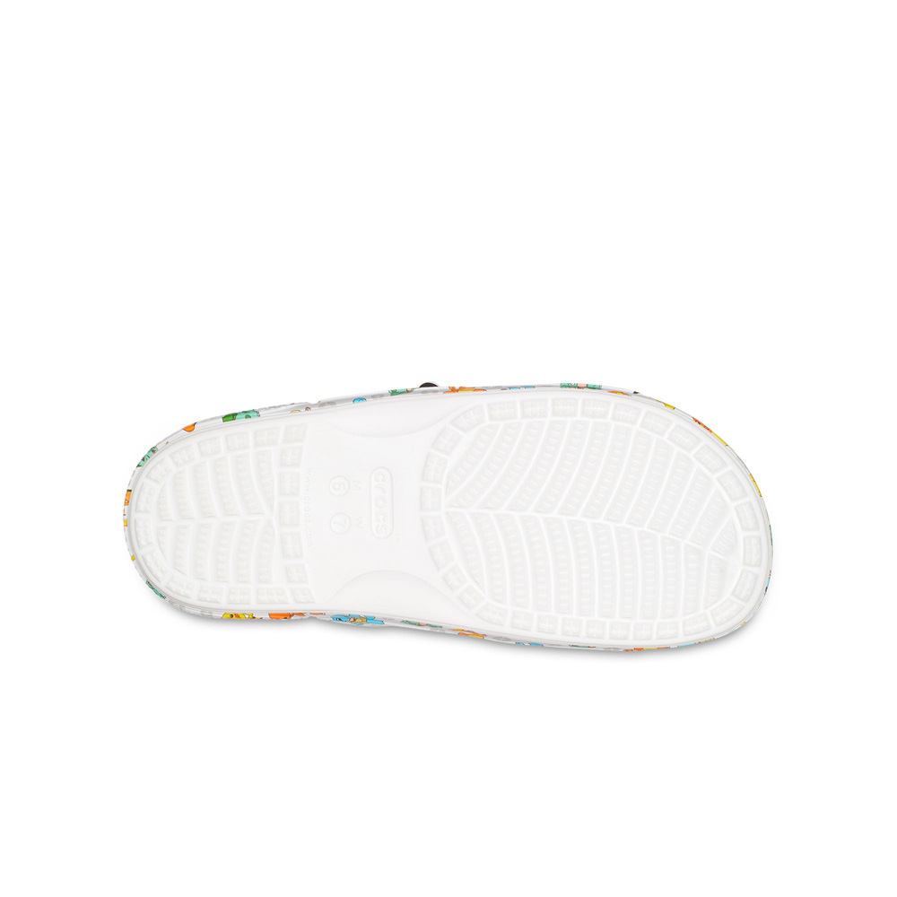 Dép Xăng Đan Unisex Crocs Pokemon Classic - White