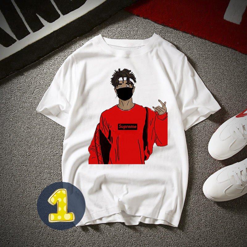 Áo thun nam Hàn Quốc form rộng in hình độc chất đẹp dày mịn mát DEAL19s277