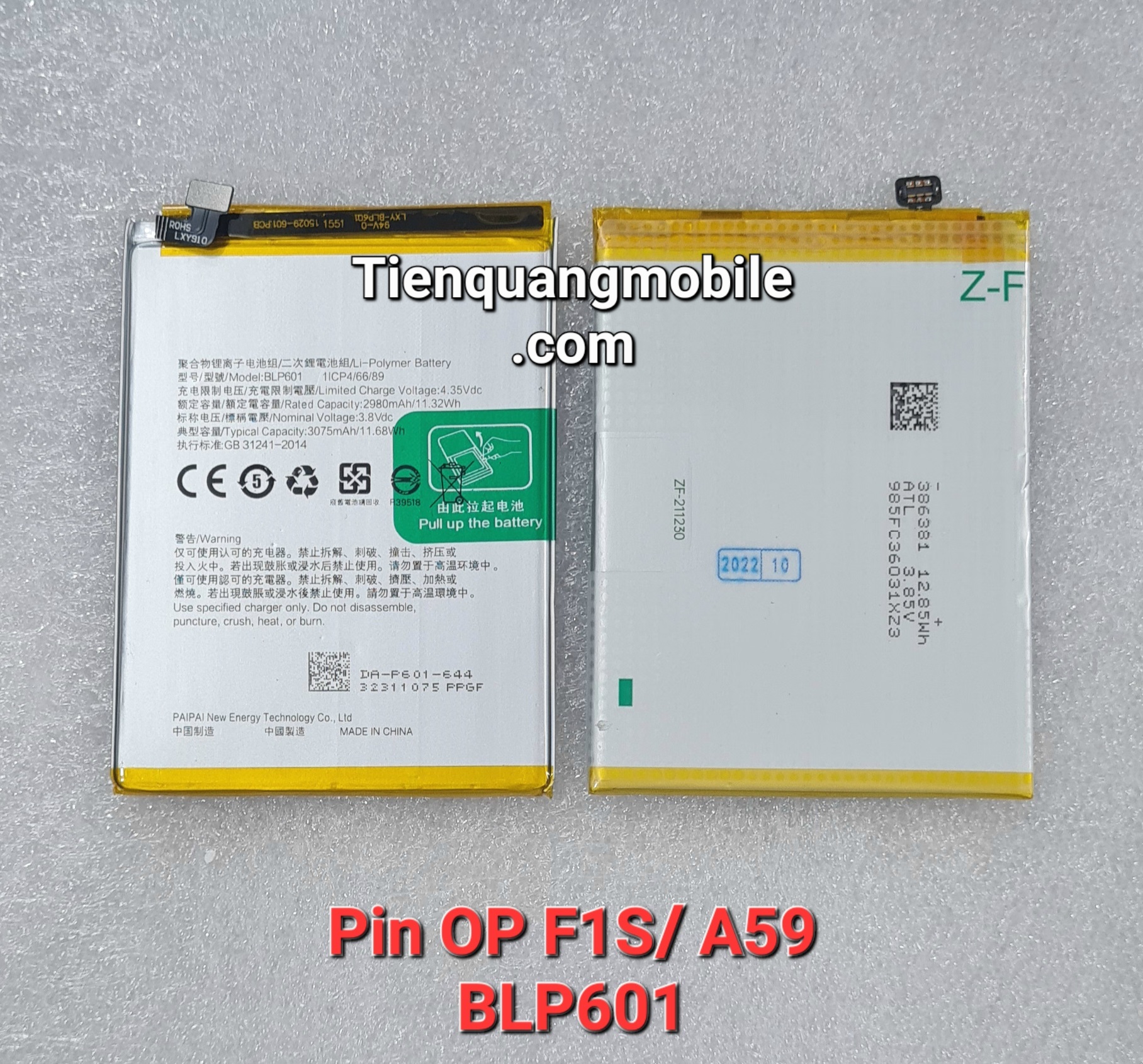 Pin oppo f1s/ a59 blp601