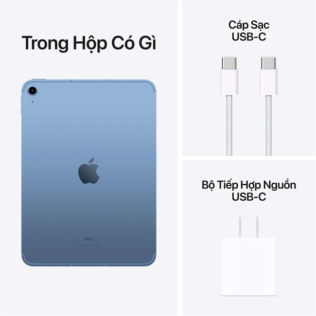 Máy tính bảng Apple iPad Gen 10th 2022 Wifi + Cellular(5G) - Hàng Chính Hãng ZA/A