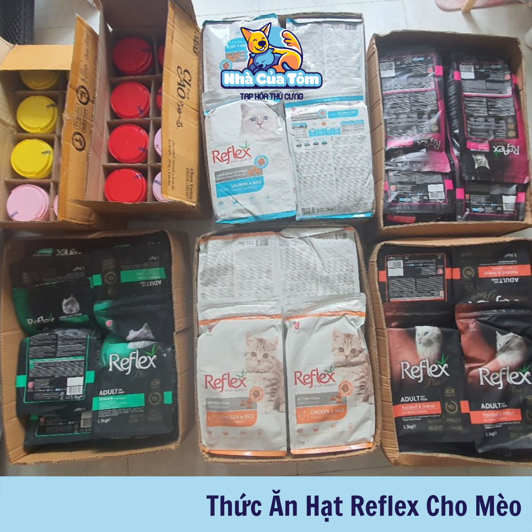 [Bao 2kg] Thức Ăn Hạt Cho Mèo Reflex