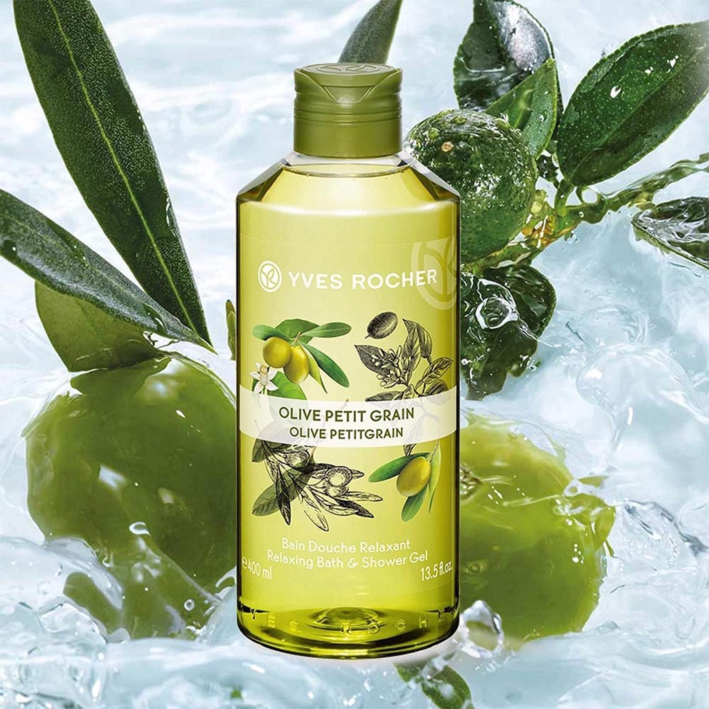 Sữa tắm Yves Rocher Olive Petit Grain 400ml - Pháp