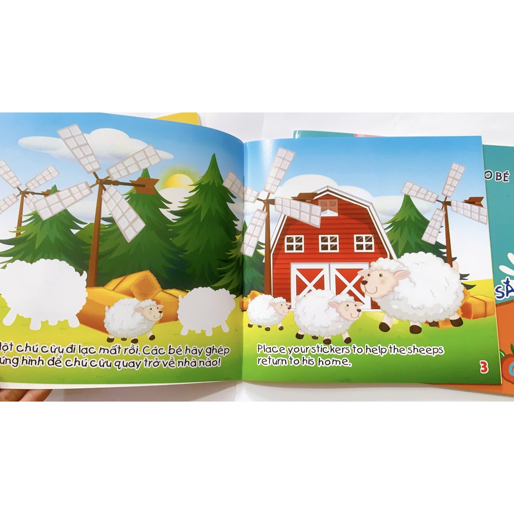 Combo 3 quyển Miếng dán Thông minh cho bé - My First Sticker Book