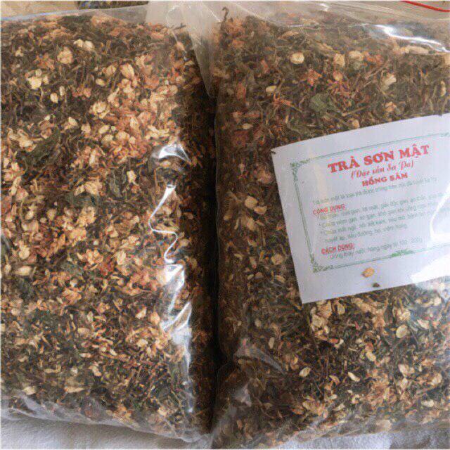 1kg trà sơn mật hồng sâm giả nhiệt mát gan