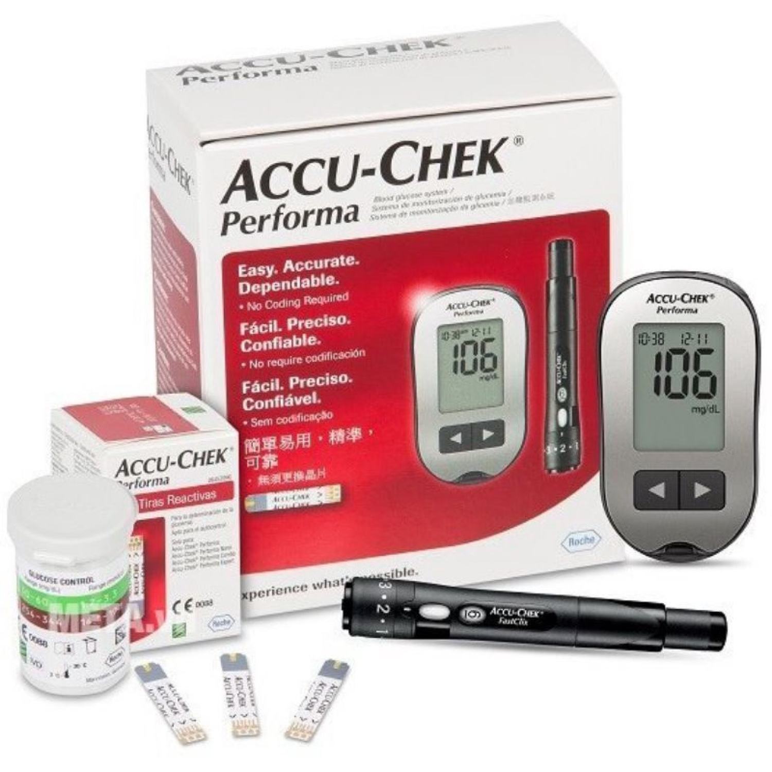 Máy đo đường huyết Accu check Performa