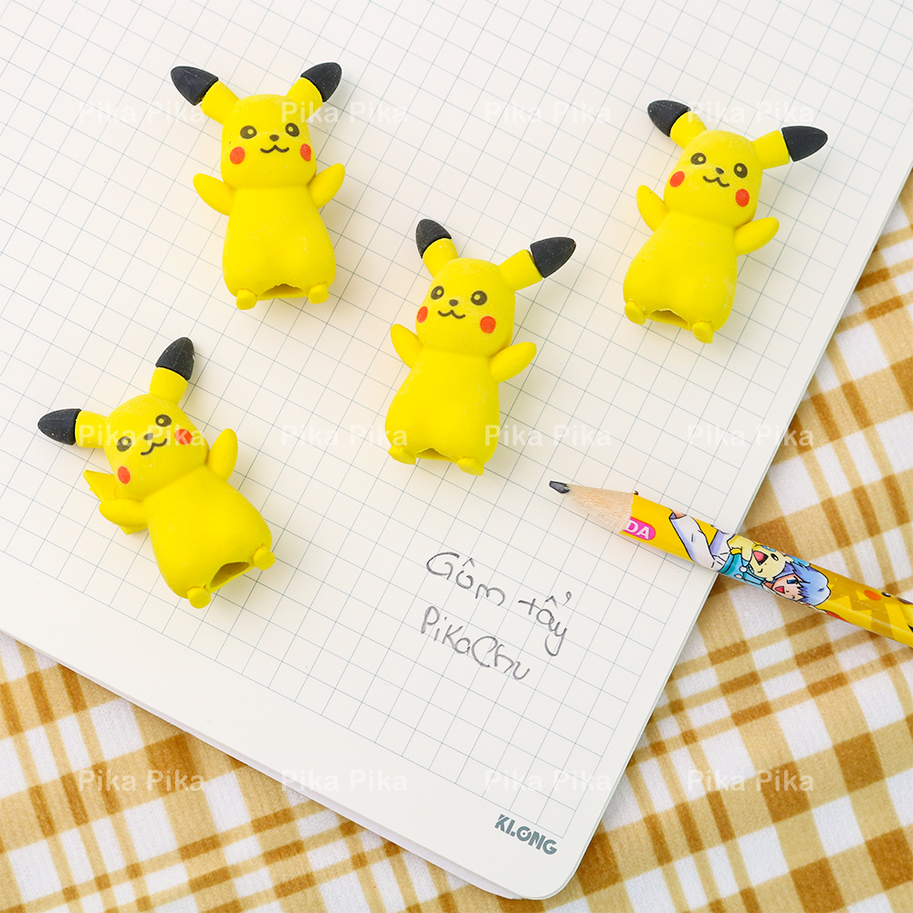 Cục gôm tẩy bút chì hình pikachu dễ thương cute tooyoo bk00597