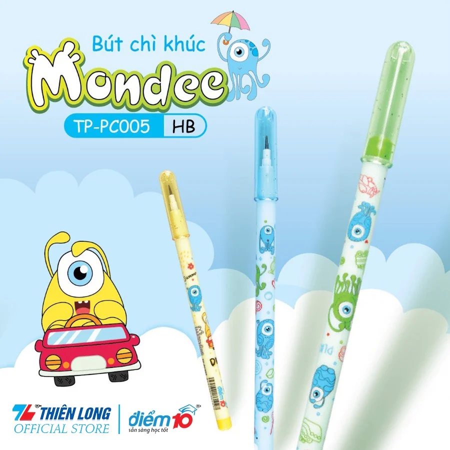 Combo 10 Cây Bút chì khúc Thiên Long Điểm 10 TP-PC005
