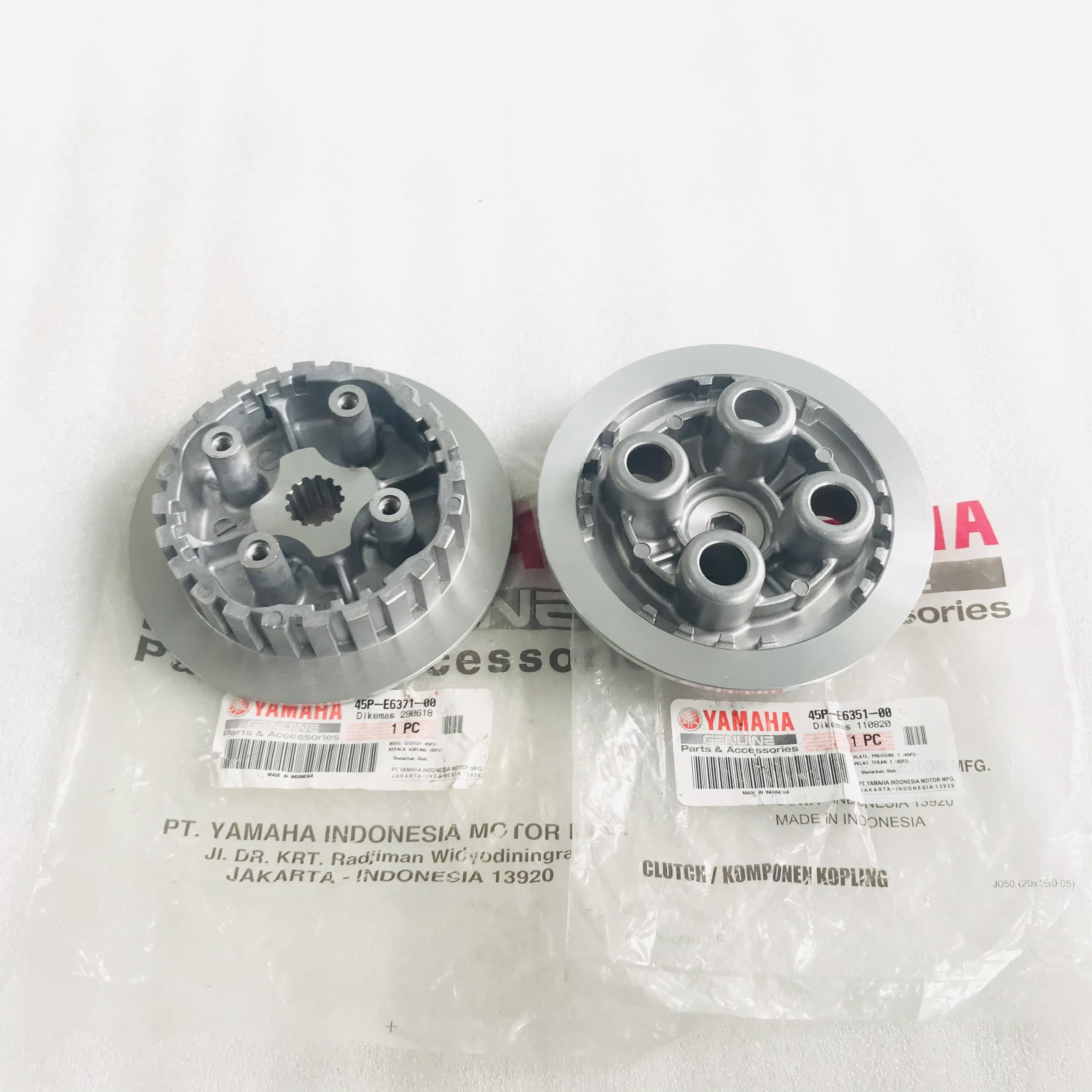 Bộ đế nhôm nồi exciter 150 zin yamaha indonesia - 45p-e6351-00/ 45p-e6371-00