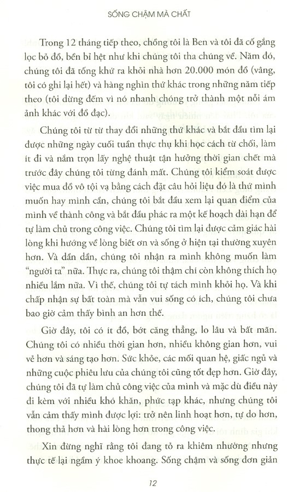 Sống Chậm Mà Chất