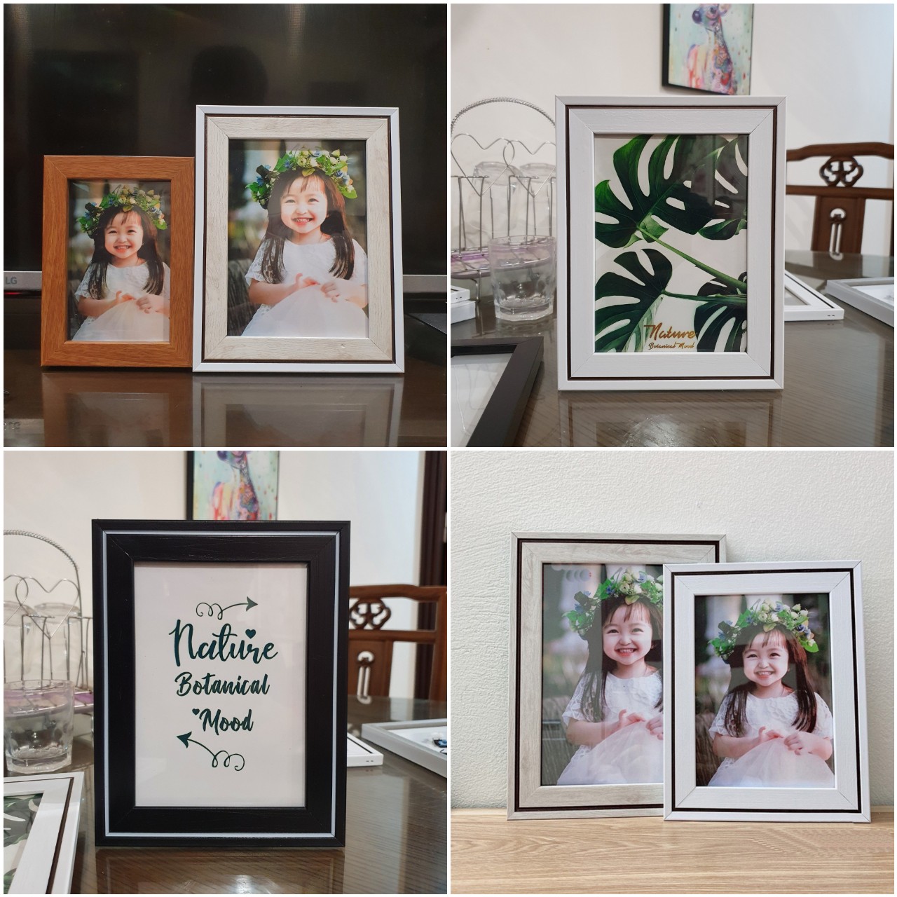 Khung ảnh để bàn treo tường cỡ 9x13