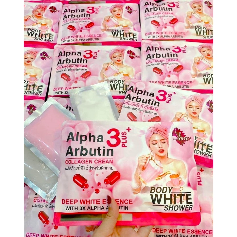 [Chính Hãng] Ủ Trắng Body Alpha Arbutin 3PLUS+ Thái Lan