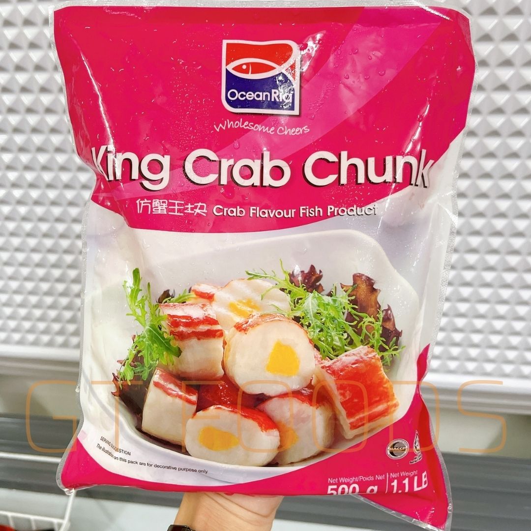 Viên cua hoàng đế King Crab Chunk hàng nhập- thả lẩu ngon,ăn vặt