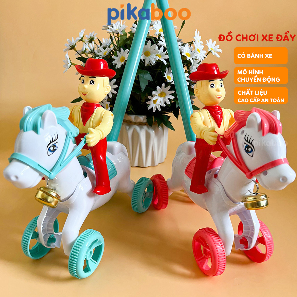 Đồ chơi xe đẩy cao cấp Pikaboo mẫu mã đa dạng màu sắc bắt mắt cho bé vui