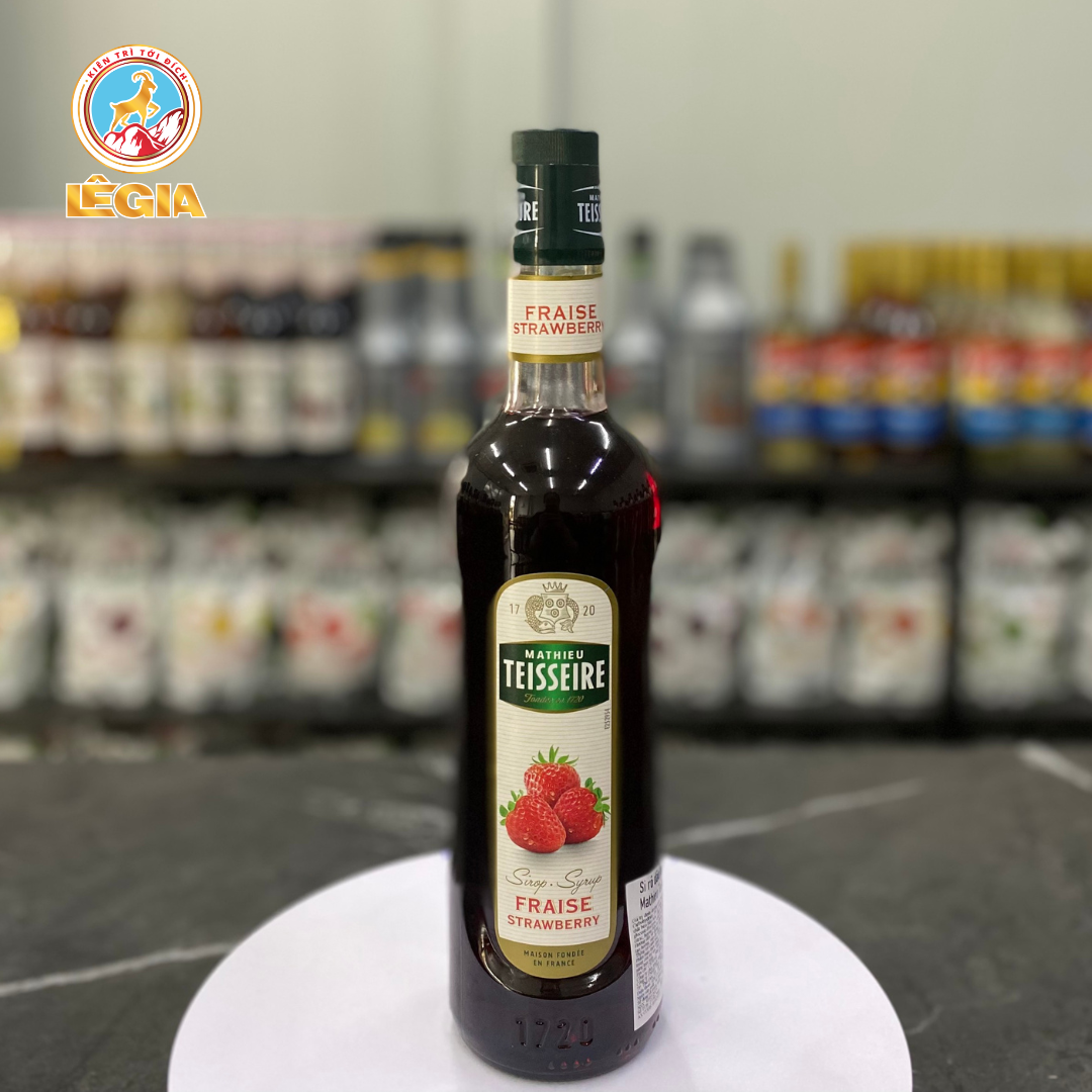 SYRUP TEISSEIRE DÂU 700ML - STRAWBERRY TEISSEIRE SYRUP