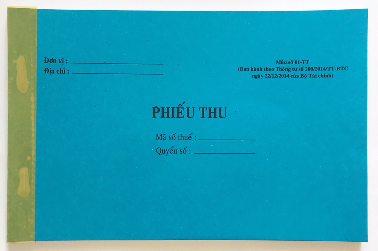 Phiếu Thu Chi Ford (Combo 10 cuốn)