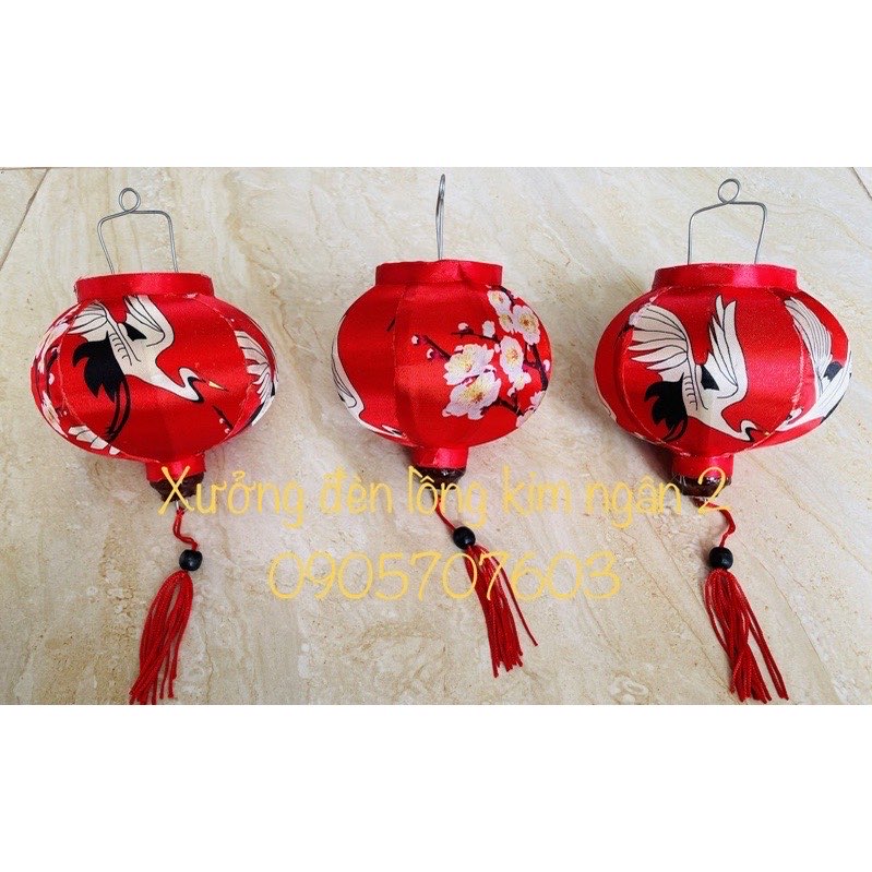 đèn lồng hội an nhí 10cm phi 3d vietnames lanterns mini 10cm
