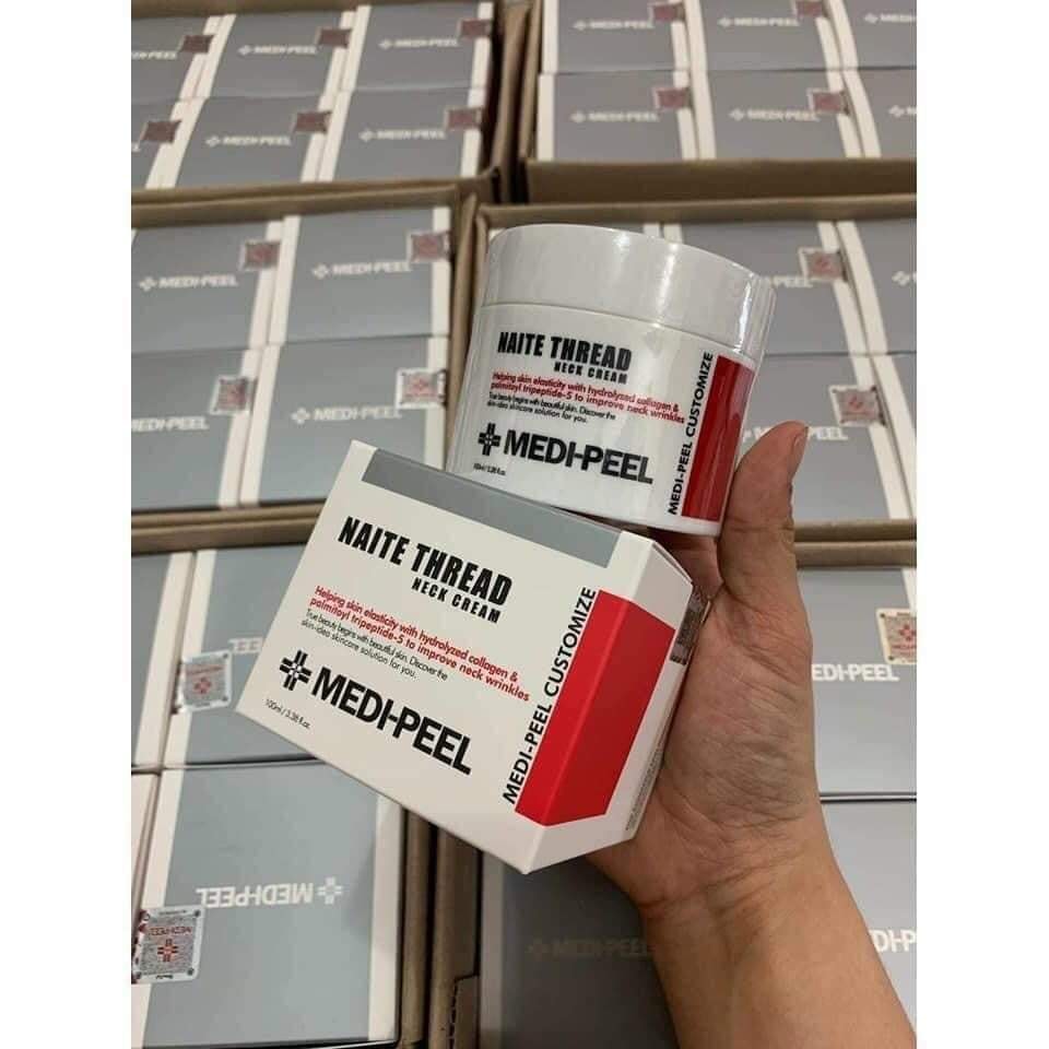 Kem dưỡng da cổ Medi Peel Naite Thread Neck Cream 100ml ( kem cổ)
