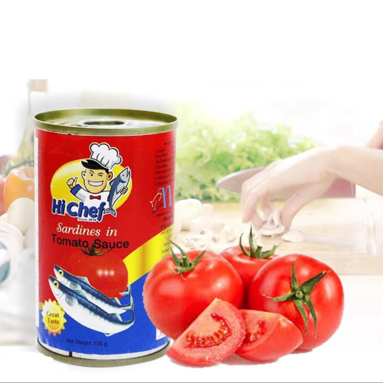 [155g] CÁ MỒI HỘP SỐT CÀ THÁI LAN HI-CHEF