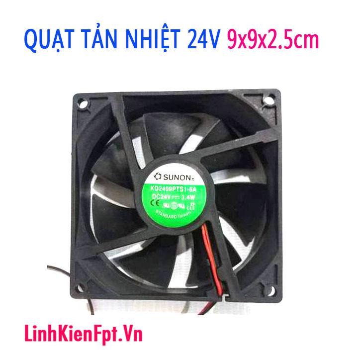 Quạt tản nhiệt 24V 9x9cm