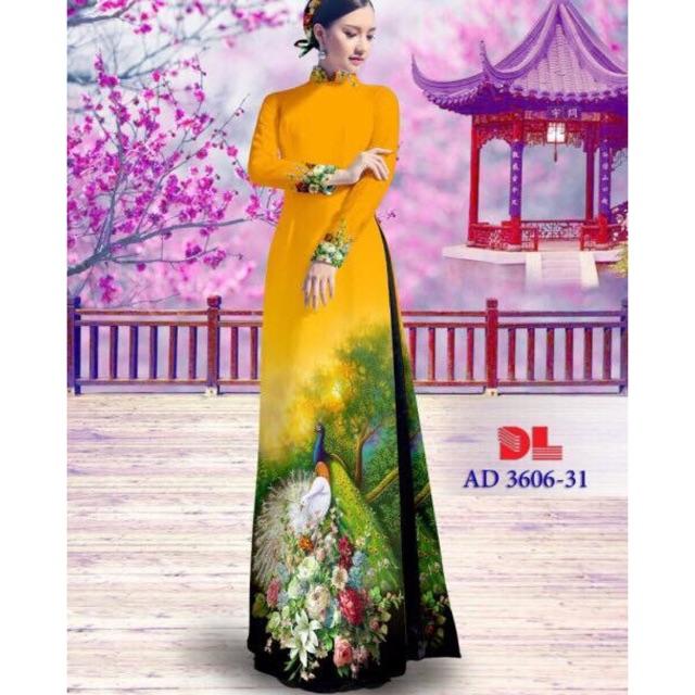 [HCM]Vải áo dài con công