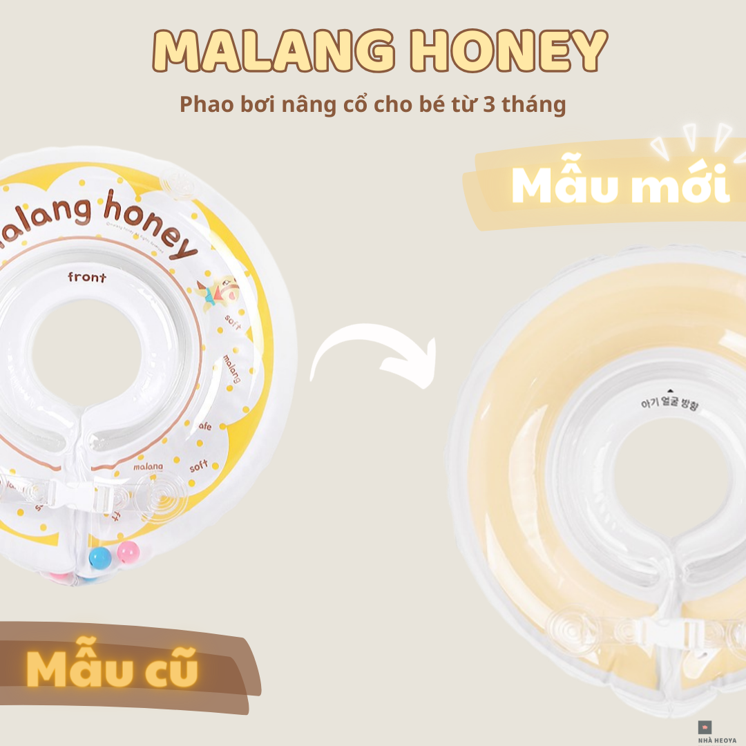 PHAO BƠI CỔ CHO BÉ MALANG HONEY HÀN QUỐC