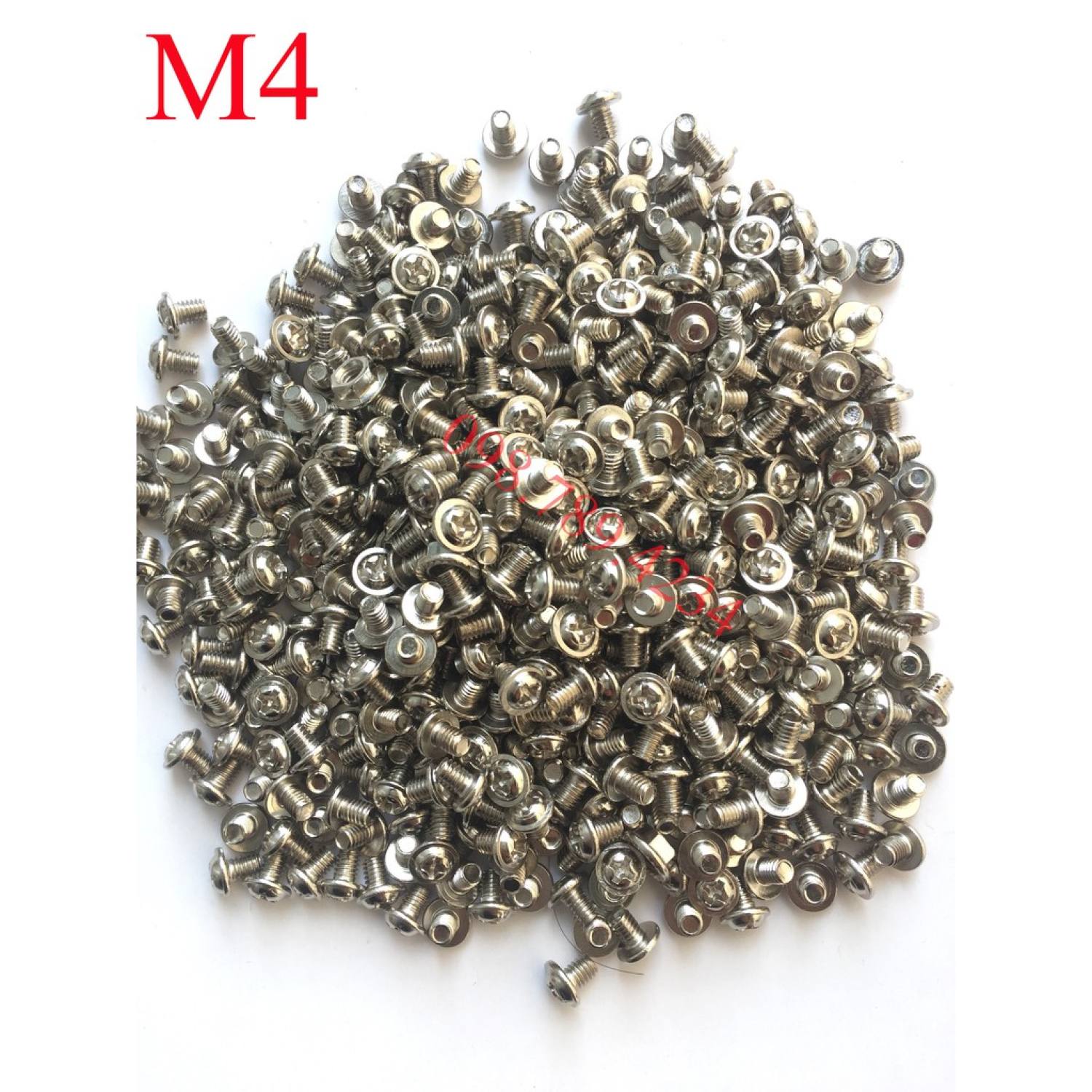 Bulong đai ốc M4 bắt pin lithium (10 chiếc)