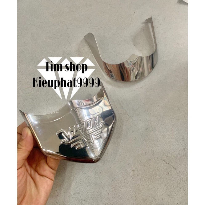 Ốp Mỏ Dè Inox Vision 2014->2020