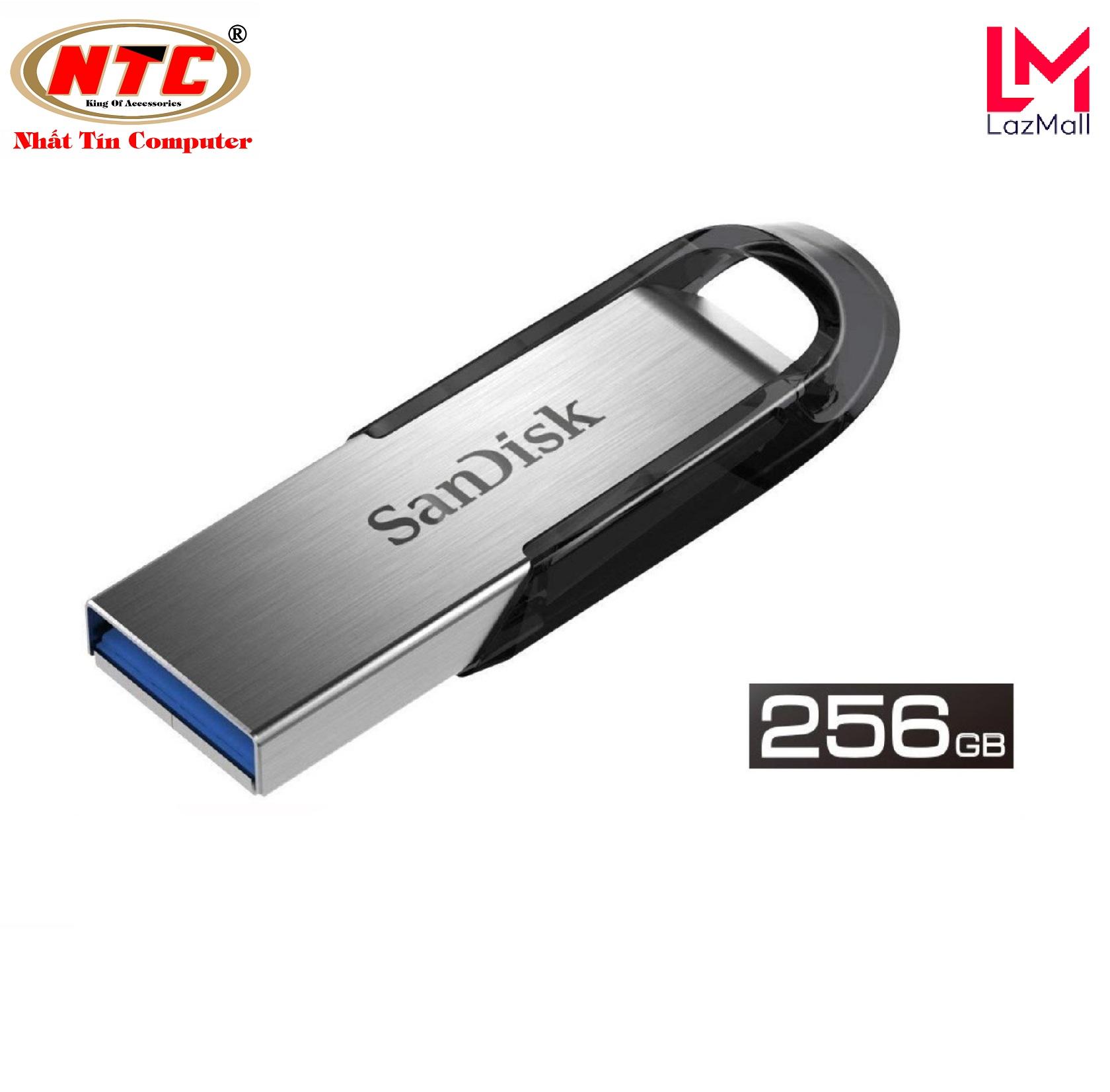 USB 3.0 SanDisk CZ73 Ultra Flair 256GB tốc độ 150Mb/s (Bạc)