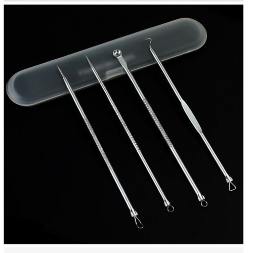 Dụng cụ nặn mụn và lấy ráy tai inox giá tốt