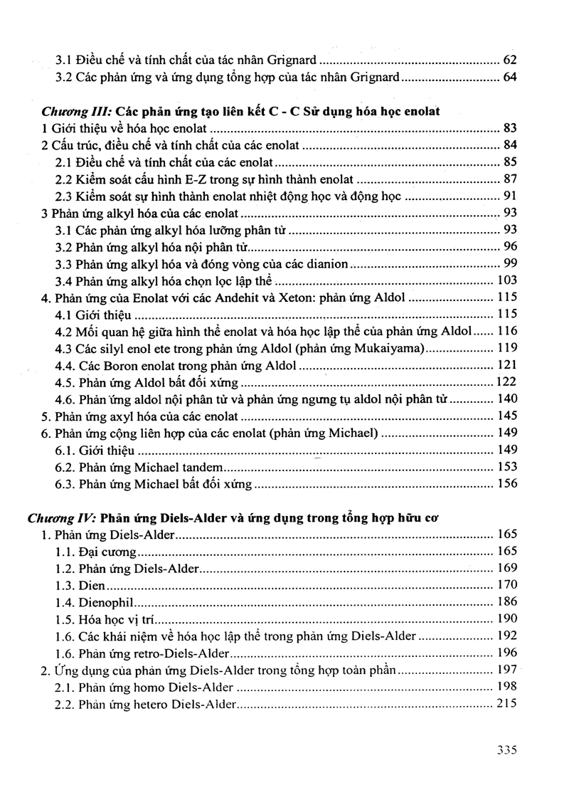 Tổng hợp Hữu cơ Tập 1