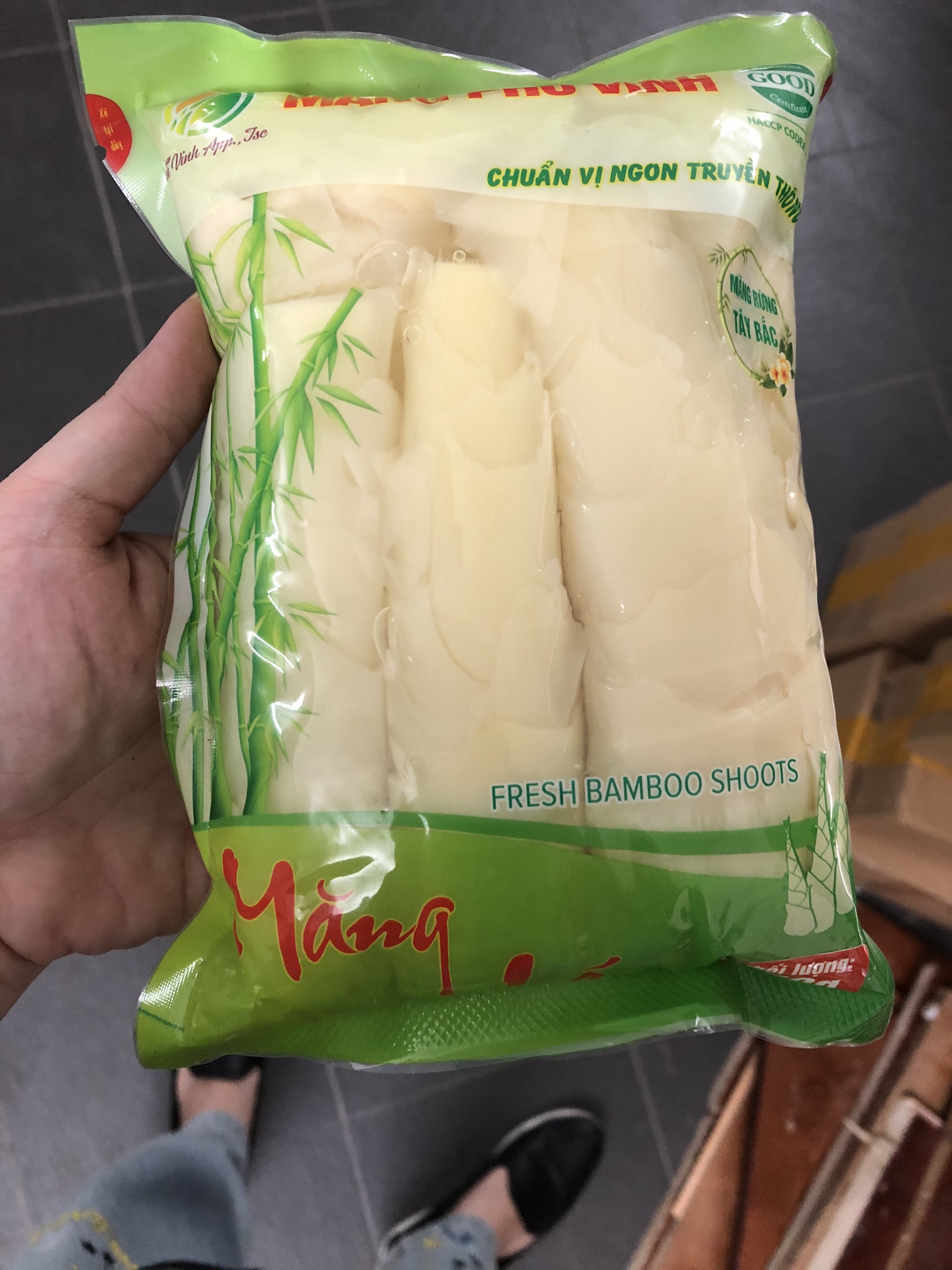 Măng nứa 500g (Măng lá tươi 500g măng/ 1 bịch)