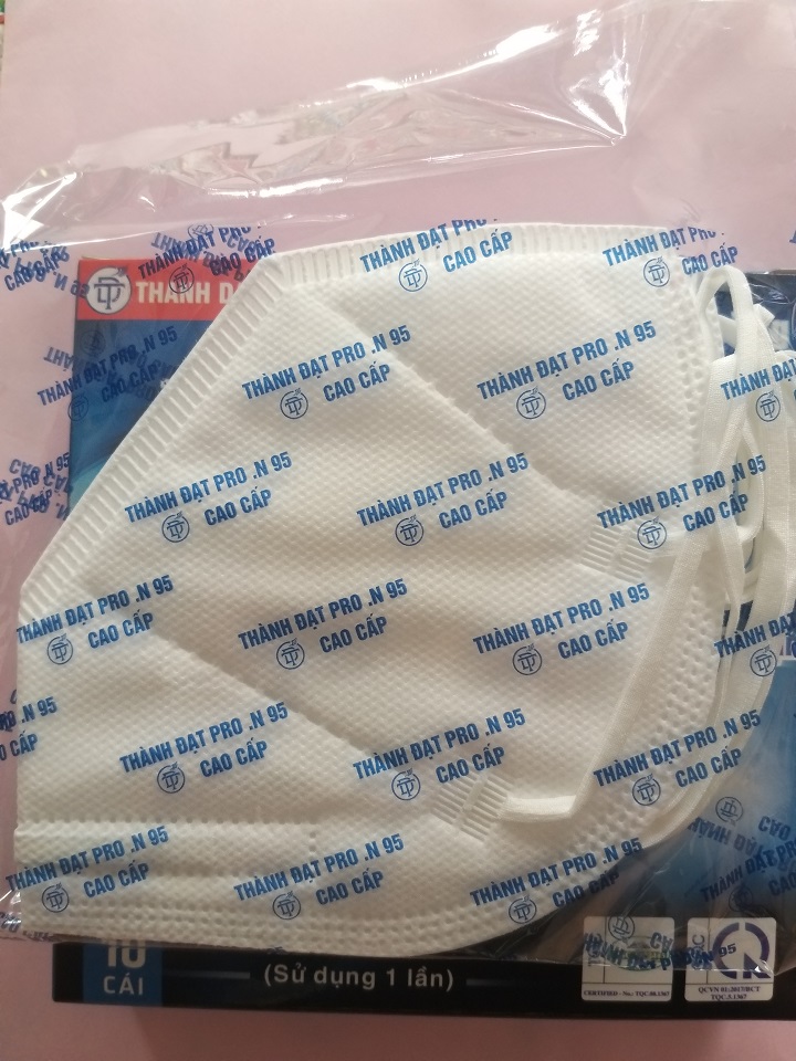 [HỘP 20C KO VAN][KHẨU TRANG N 95] Khẩu trang N95 (5 lớp) - THÀNH ĐẠT PRO