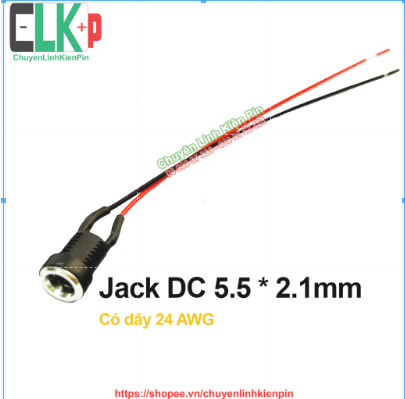 Jack dc 5521 có dây
