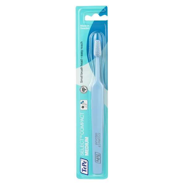 Bàn chải đánh răng cho bé TEPE Select Compact – Siêu mềm, đầu nhỏ, bảo vệ răng nướu tối ưu - Nhập Khẩu Thuỵ Điển