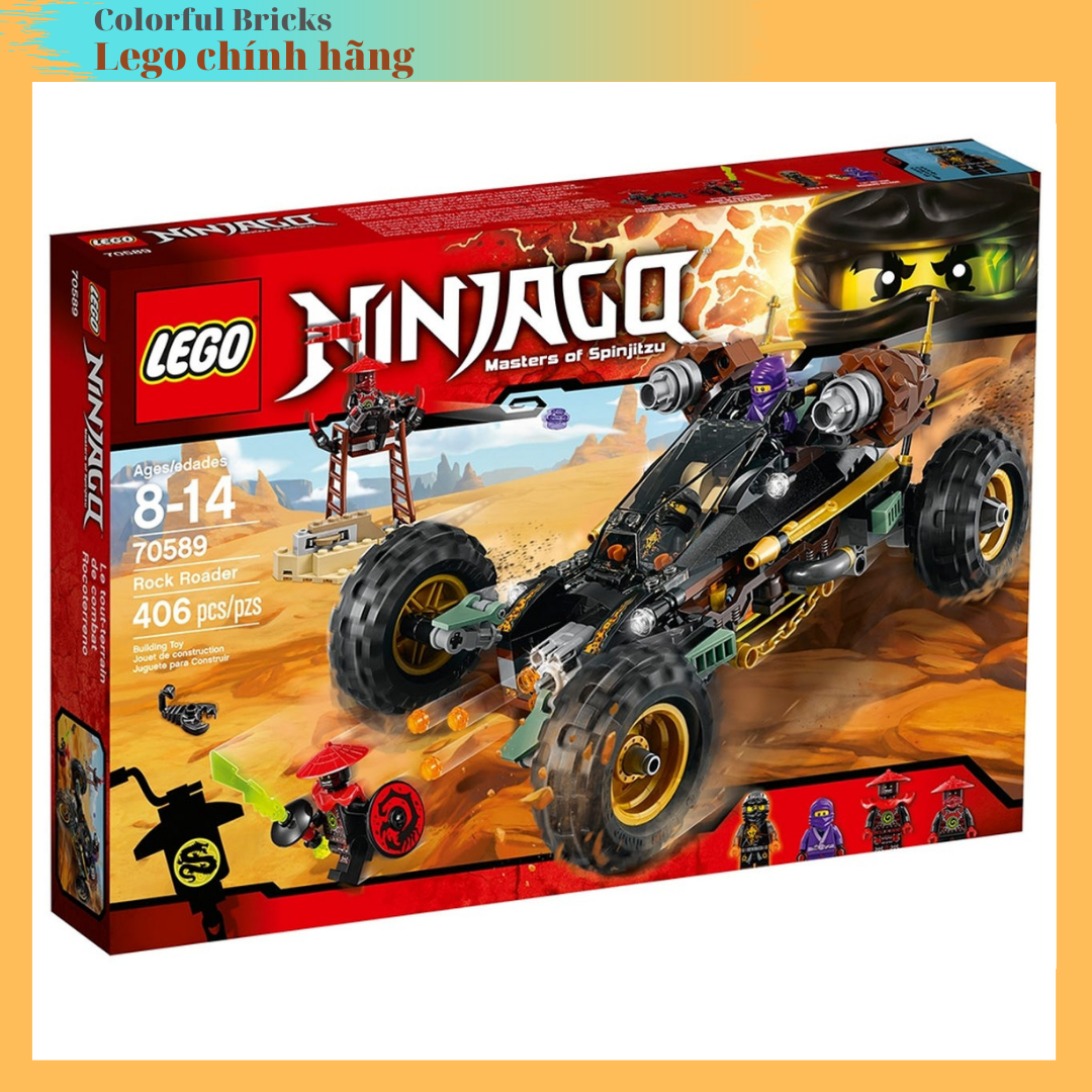 Lego Ninjago 70589 - Xe Rock Roader (Chính hãng)