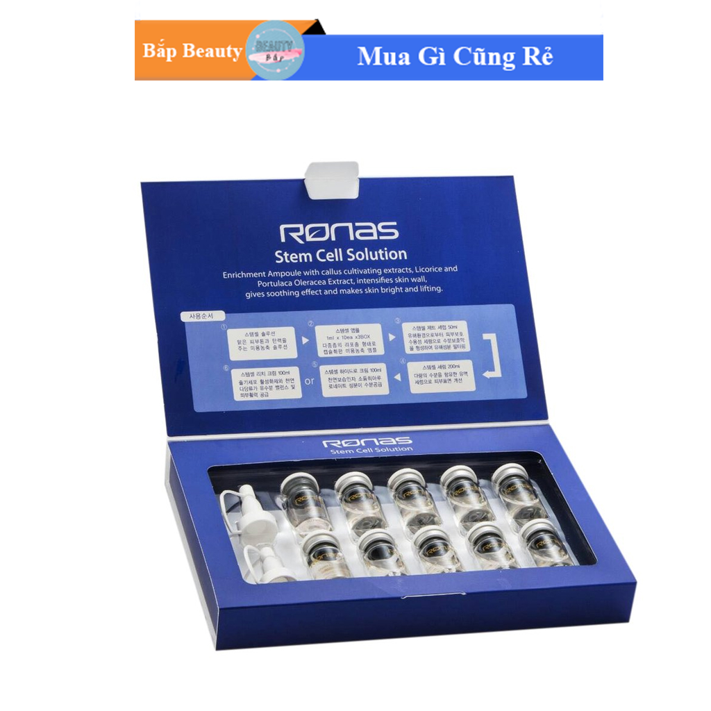 Tế bào gốc Ronas Stem Cell Solution (lẻ 2 ống)