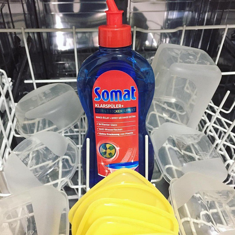 Nước trợ xả Somat cho máy rửa chén bát ( nước làm bóng ) chai 750ml