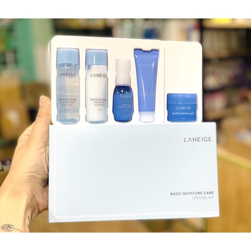 Bộ Dưỡng Ẩm mini 5 món Laneige basic moisture care special Kit