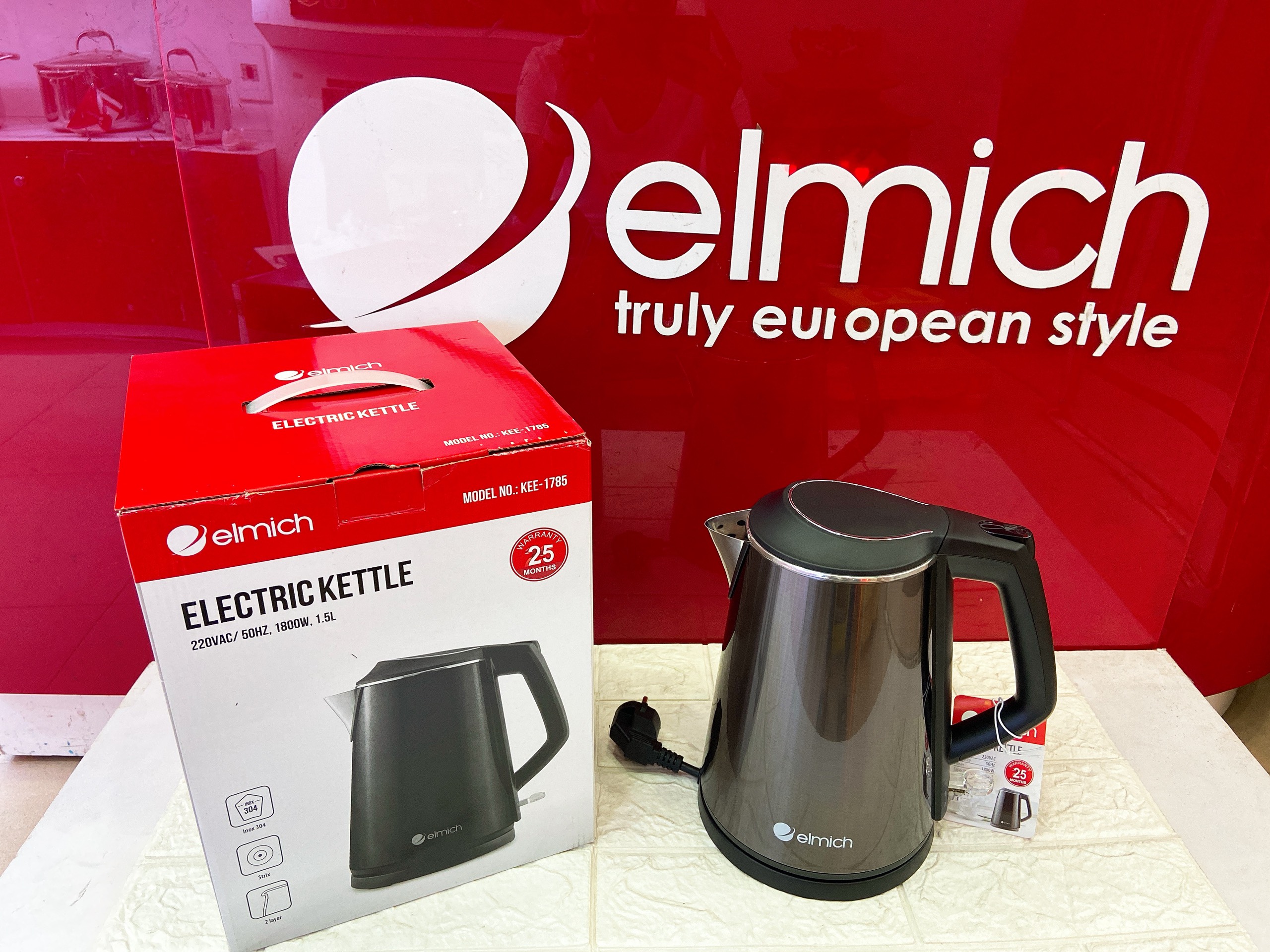 Ấm đun siêu tốc Elmich 1.5L KEE-1785