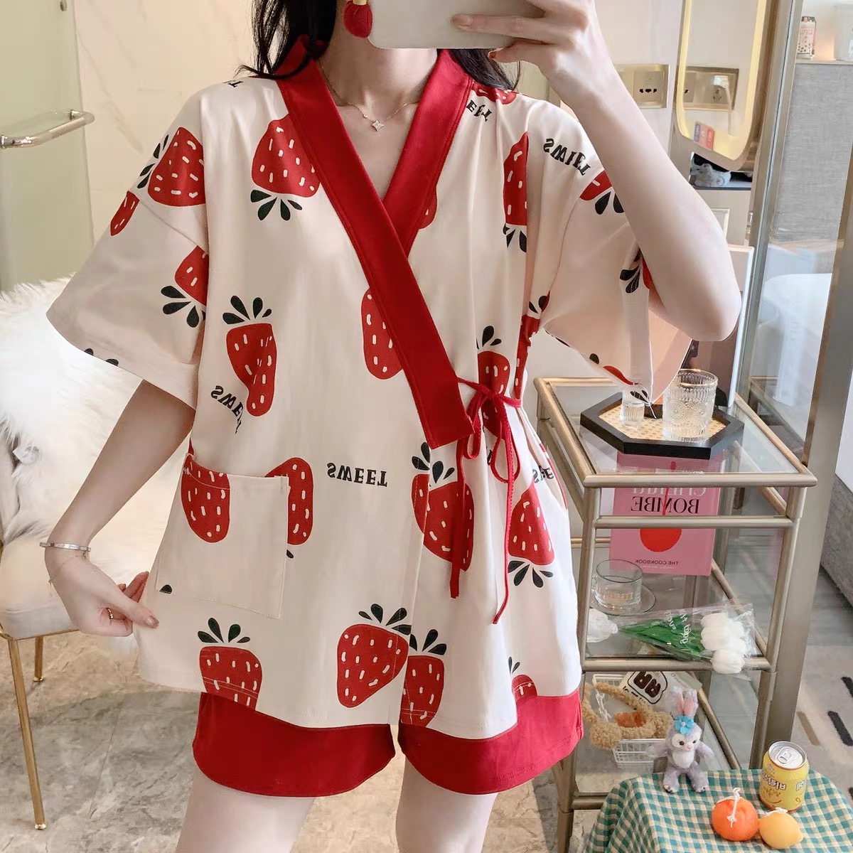 Bộ mặc nhà Bigsize đồ ngủ nữ lụa thoáng mát BC26