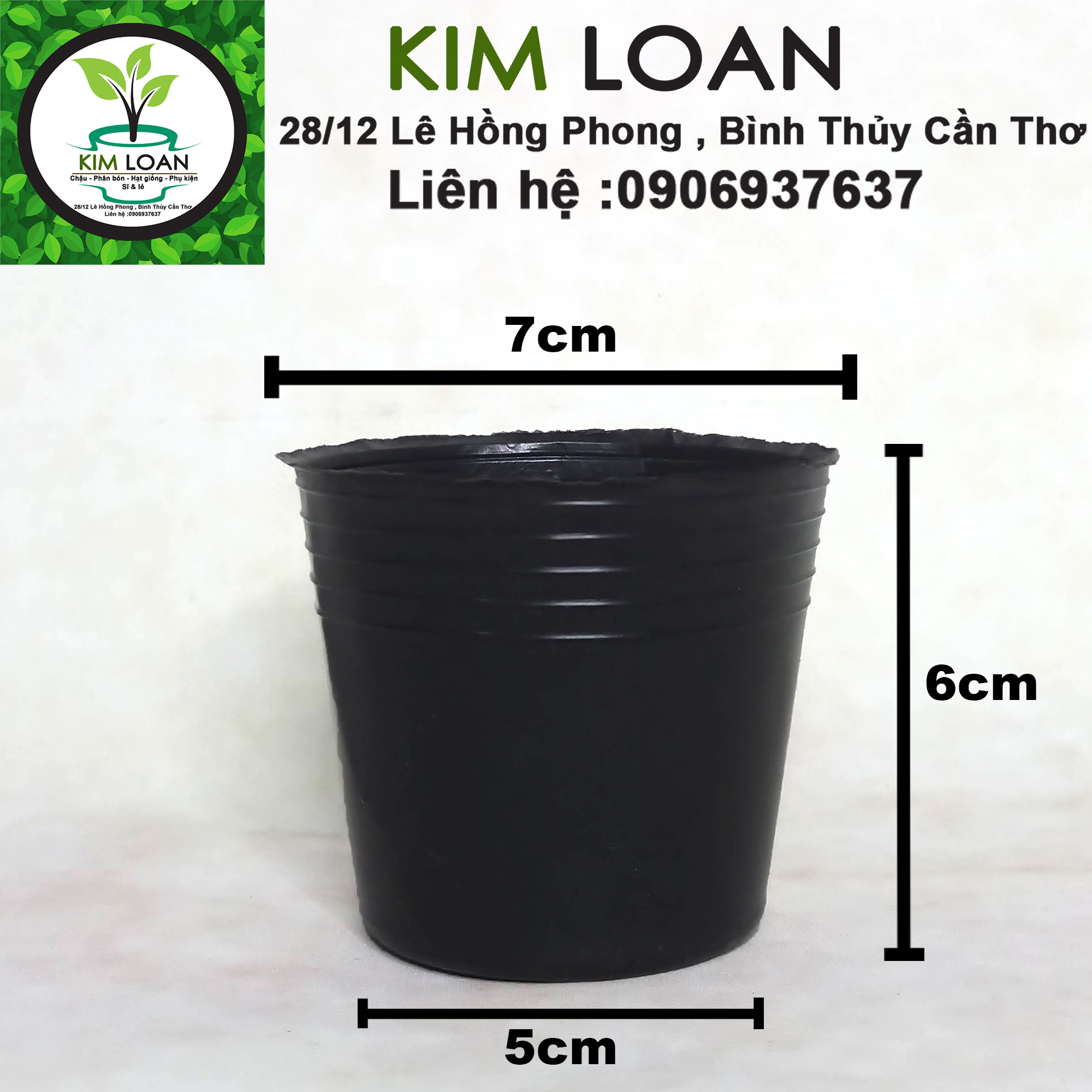 Combo 50 chậu nhựa mềm C2 7x6cm [NHẬN BÁN SỈ, GIAO TOÀN QUỐC]