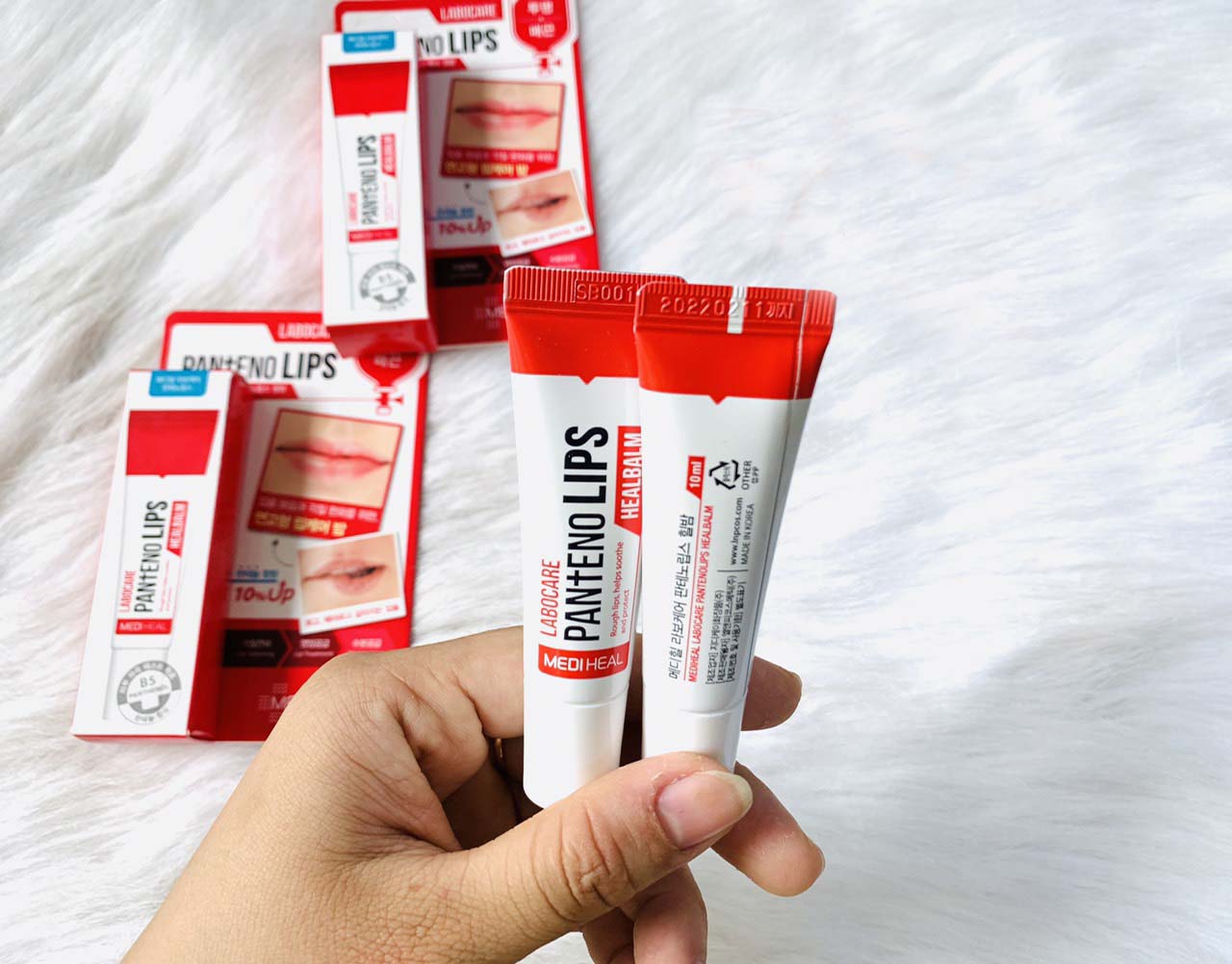 SON GIẢM THÂM MÔI MEDIHEAL- LABOCARE PAN+ENO LIPS