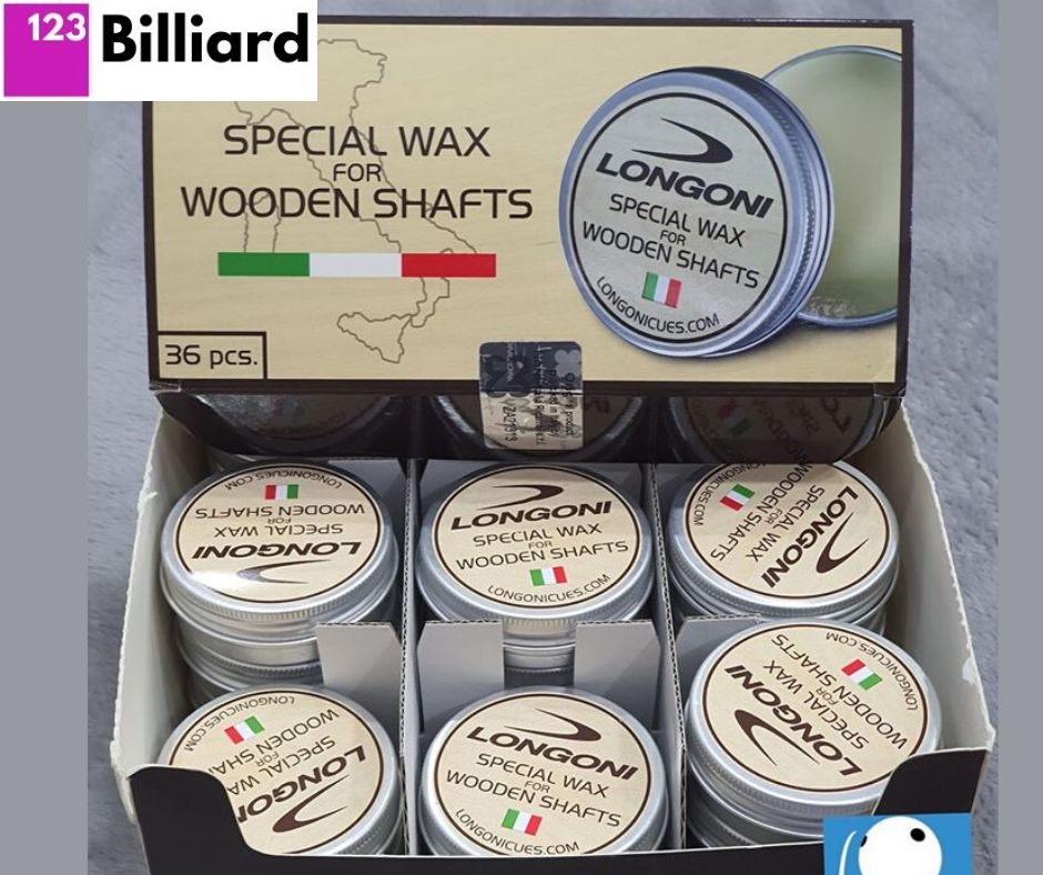 [hcm][siêu thị bida] wax longoni (sáp) [vệ sinh ngọn cơ bida]